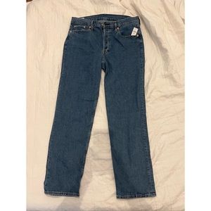 NWT Gap High Rise Cheeky Straight Jean with Washwell